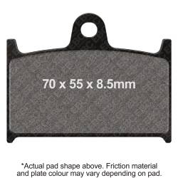 EBC Motorcycle Brakes - EBC Motorcycle Brakes FA236HH Double-H Sintered Pads - Image 1