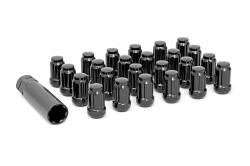 Rough Country Suspension Systems - Rough Country 212524BLK M12x1.25 Lug Nut 24Pc Black - Image 1