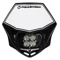 Baja Designs - Baja Designs 557001BK Motorcycle Squadron Sport D/C Headlight Kit w/Shell - Image 1