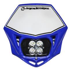 Baja Designs - Baja Designs 557001BU Motorcycle Squadron Sport D/C Headlight Kit w/Shell - Image 1