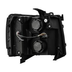 AlphaRex - AlphaRex 880205 Black Plank Projector Headlights for 07-13 Chevy Silverado - Image 2