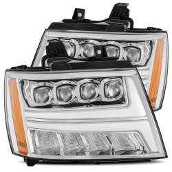 AlphaRex - AlphaRex 880286 Chrome LED Projector Headlights for 07-13 Chevy Tahoe - Image 1