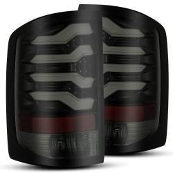 AlphaRex - AlphaRex 630010 Jet Black LED Taillights 14-18 GMC Sierra 1500/2500HD/3500HD - Image 1