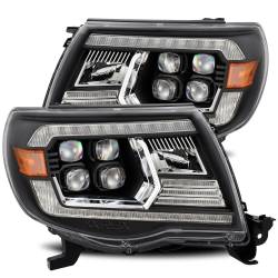 AlphaRex - AlphaRex 880742 Black LED Projector Headlights for 05-11 Toyota Tacoma - Image 1
