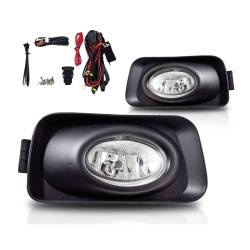 Winjet - Winjet CFWJ-0001-C Clear Fog Lights w/Wiring Kit for 03-06 Acura TSX - Image 2