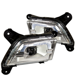 Winjet - Winjet CFWJ-0662-C Clear LED Fog Lightw/Wiring Kit for 19-21 Chevy Silverado1500 - Image 1