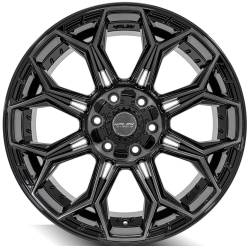 4PLAY - 4PLAY Wheels 4P83 20x10 6x5.5/135 -18mm Black/Machine 4P83-20100-6D55-18BBT - Image 2