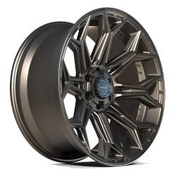 4PLAY - 4PLAY Wheels 4P83-22100-6D55-18BR 4P83 22x10 6x5.5/135 -18mm Bronze - Image 1
