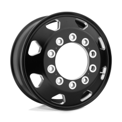 American Racing ATX Series - ATX Wheels AO40122510903 AO401 OCTANE 22.5x8.25 10x11.25 144mm Satin Black - Image 1