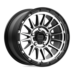KMC - KMC Wheels KM54279050518 KM542 IMPACT 17x9 5x5.0 18mm Satin Black/Machined - Image 1