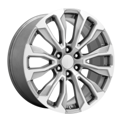 Performance Replicas - Performance Replicas 211SM-2415831 PR211 24x10 6x5.5 31mm Silver/Machined - Image 1