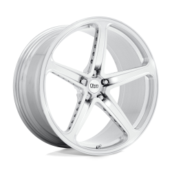 OHM - OHM Wheels AMP 21x10 5x120 30mm Silver/Machined 2110AMP305120S64 - Image 1