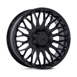 MSA Offroad Wheels - MSA Wheels MA050BX14704A10 M50 CLUBBER 14x7 4x137/4x156 10mm Gloss Black - Image 1