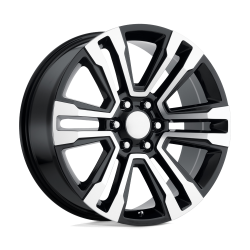 Performance Replicas - Performance Replicas PR182 26x10 6x5.5 31mm Gloss Black/Machined 182BM-2615831 - Image 1