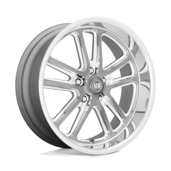 US Mag 1PC - US Mag Wheels U130 BULLET 17x7 5x4.5 1mm Gunmetal/Milled U13017706540 - Image 1