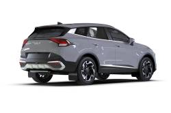 Rally Armor - Rally Armor MF81-UR-BLK-DGRY Black Mud Flap Dark Grey Logo - Image 2