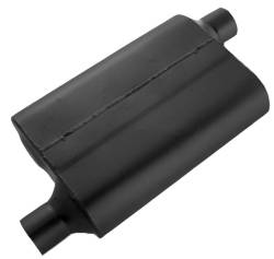 SpeedFx - SpeedFX 424430 Exhaust Muffler Black Aluminized Steel 2.25" Offset In/Out 19" - Image 1