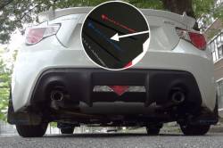Rally Armor - Rally Armor MF23-UR-BLK/BL Black Mud Flap Blue Logo - Image 2