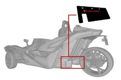 Rally Armor - Rally Armor MF35-UR-BLK/OR Black Mud Flap Orange Logo - Image 2