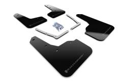 Rally Armor - Rally Armor MF50-UR-BLK/DGRY Black Mud Flap Dark Grey Logo - Image 1
