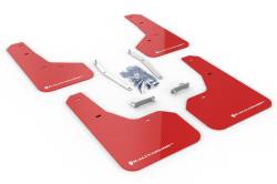 Rally Armor - Rally Armor MF52-UR-RD/WH Red Mud Flap White Logo - Image 1