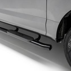 ARIES - ARIES S222029 4" Black Steel Oval Side Bars 24-25 Toyota Tacoma Double Cab - Image 1