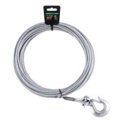 CURT - CURT 29461 50' Winch Cable w/Snap Hook 5600 lbs. - Image 1