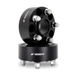 Mishimoto - Mishimoto MMWS-004-500BK 50mm Wheel Spacers 5x114.3 67.1CB M12x1.5 Black - Image 1