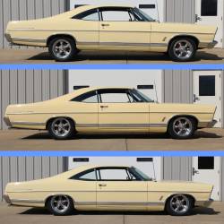 Ridetech - Ridetech 12302401 Front HQ Shockwaves Monotube Air Shocks for 65-72 Galaxie - Image 2