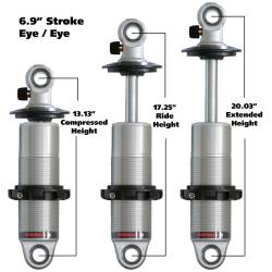Ridetech - Ridetech 24179901 Shock Coilover Gas 20.025" Ext 13.125" Col Eyelet/Eyelet - Image 2