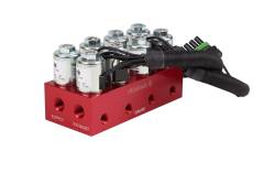 Ridetech - Ridetech 31934001 Air Valve Assembly Aluminum Red Anodized 4-Way - Image 2