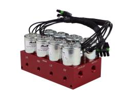 Ridetech - Ridetech 31937400 4-Way Air Valve Assembly Aluminum Red Anodized Each - Image 2
