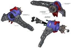 Ridetech - Ridetech 11537194 Rear StrongArm System for C7 Hubs 1963-1979 Corvette - Image 2