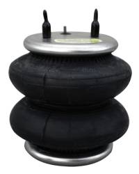 Ridetech - Ridetech 90006873 8" Double Convoluted Air Spring 3400lbs w/1/4" NPT Port - Image 1