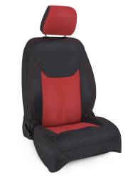 PRP - PRP B022-05 Black/Red Front Seat Covers for 13–18 Jeep Wrangler JK 2/4DR - Image 1