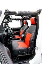 PRP - PRP B022-05 Black/Red Front Seat Covers for 13–18 Jeep Wrangler JK 2/4DR - Image 2