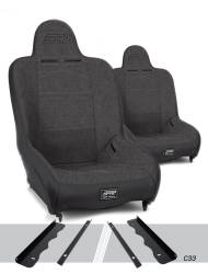 PRP - PRP A100110-C33-54 Premier High Back Seats Kit for 95-01 Jeep Cherokee XJ Pair - Image 1