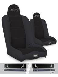PRP - PRP A140110-C23-50 Daily Driver High Back Seats Kit for 97-02 Wrangler TJ Pair - Image 1