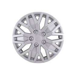 Coast To Coast - Coast To Coast 105115S 15" 10 U-Spoke Silver Wheel Cover 4Pc Universal - Image 1