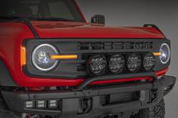 Rough Country Suspension Systems - Rough Country RCH5500 LED Headlights w/DRL Halo 21-25 Ford Bronco - Image 3