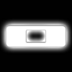 Oracle Lighting - Oracle 3140-O-001 Universal Illuminated LED Letter Badges Matte White Finish "O" - Image 1