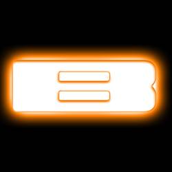 Oracle Lighting - Oracle 3140-B-005 Universal Illuminated LED Letter Badges Matte White Finish "B" - Image 1