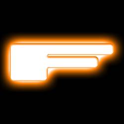 Oracle Lighting - Oracle 3140-F-005 Universal Illuminated LED Letter Badges Matte White Finish "F" - Image 1