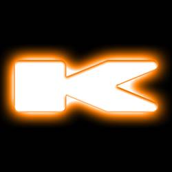 Oracle Lighting - Oracle 3140-K-005 Universal Illuminated LED Letter Badges Matte White Finish "K" - Image 1