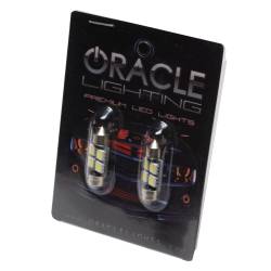 Oracle Lighting - Oracle 5203-001 33mm 4-LED 3-Chip Festoon Bulbs Cool White Pair - Image 1