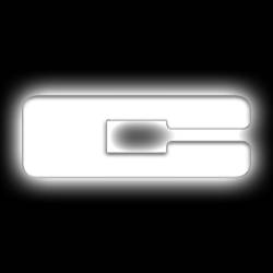 Oracle Lighting - Oracle 3140-C-001 Universal Illuminated LED Letter Badges Matte White Finish "C" - Image 1