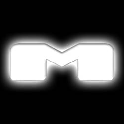 Oracle Lighting - Oracle 3140-M-001 Universal Illuminated LED Letter Badges Matte White Finish "M" - Image 1