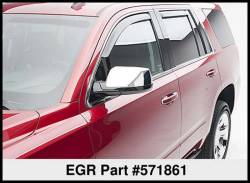 EGR - EGR 571861 Fr/Rr In-Channel Window Visors Smoke 15-20 Tahoe/Yukon - Image 4