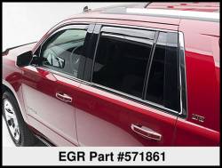 EGR - EGR 571861 Fr/Rr In-Channel Window Visors Smoke 15-20 Tahoe/Yukon - Image 5