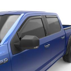 EGR - EGR 573471 Fr/Rr In-Channel Window Visors Smoke 15-24 F150/Super Duty Ext - Image 3